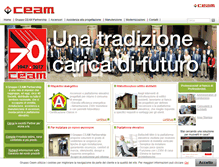 Tablet Screenshot of partners.ceam.it